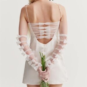 Ambre Mini Dress with Gloves NWT